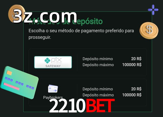 O cassino 2210BETbet oferece uma grande variedade de métodos de pagamento